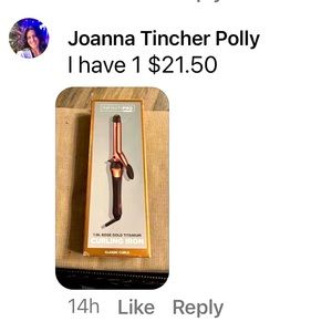 Curling iron new in box